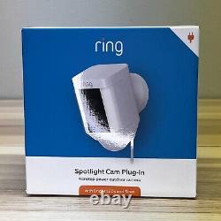 Ring Spotlight Camera Plug-in Outdoor Home Security Motion Night Vision 1080HD