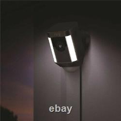 Ring Spotlight Wired Outdoor Cam Motion-Activated Smart Home LED Security Camera