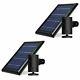 Ring Stick Up Cam Battery With Solar Panel Bundle Deal Camera (2 Pack, Black)