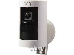 Ring Stick Up Wireless Indoor/Outdoor Standard Security Camera White