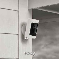 Ring Stick Up Wireless Indoor/Outdoor Standard Security Camera White