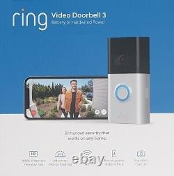 Ring Video Doorbell 3 Wire Free Video Doorbell Wireless Home Security Camera