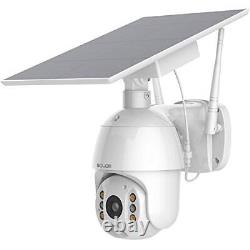 S600 Outdoor Home Security Camera, Wireless WiFi Pan Tilt 360° View Spotlight