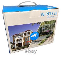 SET OF 4 Home Security System Camera's with Base Station, Waterproof, White