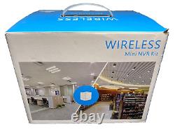 SET OF 4 Home Security System Camera's with Base Station, Waterproof, White