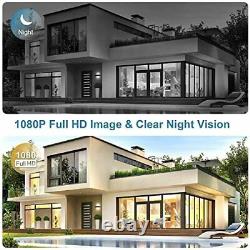 Security Camera Outdoor Samzuy Wireless WiFi 1080P HD Home Rechargeable Surve