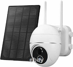 Security Camera Outdoor- Wireless Wifi Solar Powered Camera for Home Security