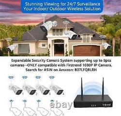 Security Camera System Wireless, Firstrend 1080P 8CH Wireless Home Security