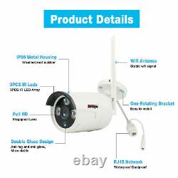 Security Camera System Wireless Home 960P HD 4CH WIFI NVR CCTV Outdoor cameras