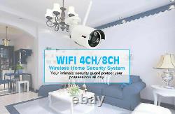 Security Camera System Wireless Home 960P HD 4CH WIFI NVR CCTV Outdoor cameras