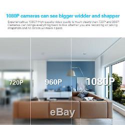 Security Camera System Wireless Home Audio 1080P 8CH Outdoor 1TB Hard Drive CCTV