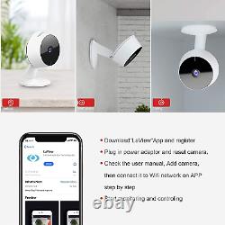 Security Cameras 4Pc, Home Security Camera Indoor 1080P, Wifi Cameras for Pet, Moti