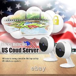 Security Cameras 4Pcs, Home Security Camera Indoor 1080P, Wi-Fi Cameras Wired fo