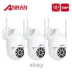 Security Outdoor Camera System Wireless Home Pan/Tilt Dome 1296P HD 2Way Audio