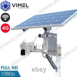 Security Solar Charged PTZ Camera with 4G WIFI Network IR Night Vision