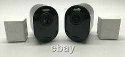 Set of 2 Arlo Ultra VMC5040 4K 180 Degree Security Camera Black with Battery