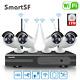 Smartsf Security Camera System Outdoor Wireless Audio Wifi Home Cctv 2mp 8ch Nvr