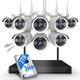 Smartsf Wifi Wireless Security Camera System Audio 10ch Nvr 5mp Cctv Kit 3tb Hdd