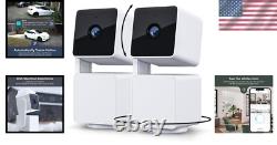 Smart Home Security Camera 2-Pack 1080p HD, Motion Detection & Alexa Compatible
