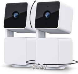Smart Home Security Camera 2-Pack 1080p HD, Motion Detection & Alexa Compatible