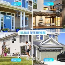 Solar Battery Powered Camera Home Security Outdoor Pan Tilt Wireless WiFi Cam US