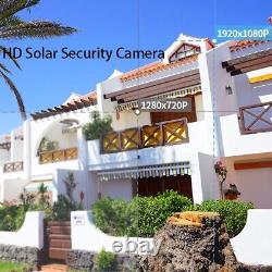 Solar Battery Powered Home Security Camera Outdoor Wireless Wifi Cam Pan Tilt