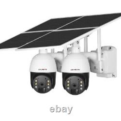 Solar Battery Powered Outdoor Home Security Wifi Camera System Wireless Pan/Tilt