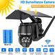 Solar Battery Powered Security Camera Wifi Outdoor 360° Pan Home System Wireless