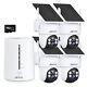 Solar Battery Powered Wifi Ip Security Camera System Outdoor Wireless Home Audio