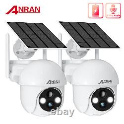 Solar Battery Powered Wifi Camera Wireless Outdoor Pan/Tilt Home Security System