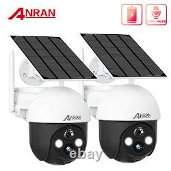 Solar Battery Powered Wifi Home Security Camera System Wireless 2K Outdoor Audio