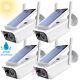 Solar Battery Powered Wireless Home Security Camera System Wifi Hd Night Vision