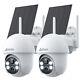 Solar Battery Powered Wireless Security Camera System Outdoor Home Wifi Ip Audio