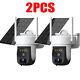 Solar Battery Powered Wireless Wifi Outdoor Pan/tilt Home Security Camera System