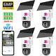 Solar Battery Powered Wireless Wifi Outdoor Pan/tilt Home Security Camera System