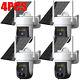Solar Battery Powered Wireless Wifi Outdoor Pan/tilt Home Security Camera System