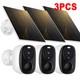Solar Battery Powered Wireless Wifi Outdoor Pan/tilt Home Security Camera System