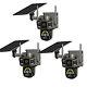 Solar Battery Powered Wireless Wifi Outdoor Pan/tilt Home Security Camera System