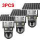 Solar Battery Wireless Wifi Outdoor Pan/tilt Home Security Camera System Cctv Hd