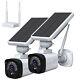 Solar Home Wireless Security Camera System Outdoor 3mp Camera With Base Station