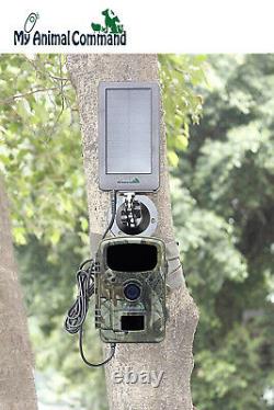 Solar Powered Game Trail Security Spy Camera Waterproof Stealth IR Night Vision