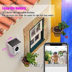 Solar Powered Security Outdoor Camera Enster Wifi Wireless Home Surveillance C