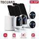 Solar Powered Wireless Security Camera System Home With Base Station App Alert