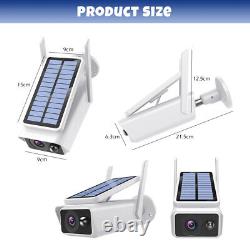 Solar Powered Wireless Security Camera System Outdoor Home Wifi IP Audio