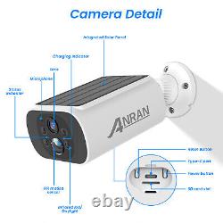Solar Security Cameras Wireless Outdoor 4MP Home Security System No Monthly Fee
