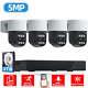 Stable 5mp Poe Security Ip Camera System Night Vision Outdoor Home Security 3tb