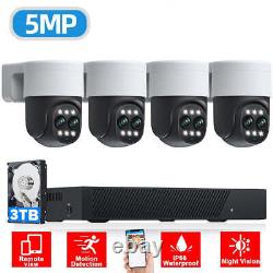 Stable 5MP PoE Security IP Camera System Night Vision Outdoor Home Security 3TB
