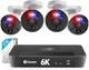 Swann 12mp Home Security Cameras With 2tb Hdd Recorder, Nvr Security Camera