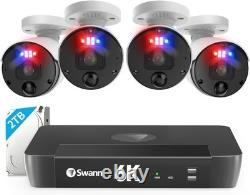 Swann 12MP Home Security Cameras with 2TB HDD Recorder, NVR Security Camera