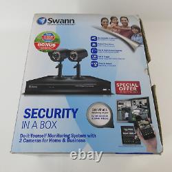 Swann Day/Night Home Security in a Box DVR Monitoring System Camera WMT-SECUBOX4